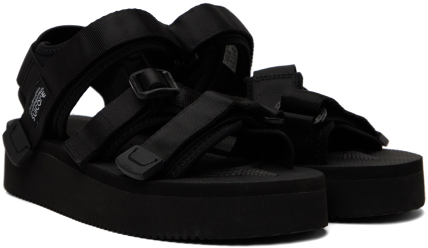 Suicoke Black KISEE-PO Sandals Suicoke