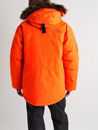 The North Face - Expedition McMurdo Faux Fur-Trimmed DryVent Hooded Down Parka - Orange