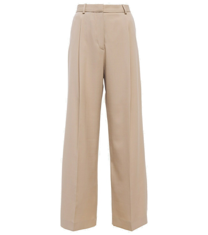 Photo: Toteme - Pleated high-rise straight pants