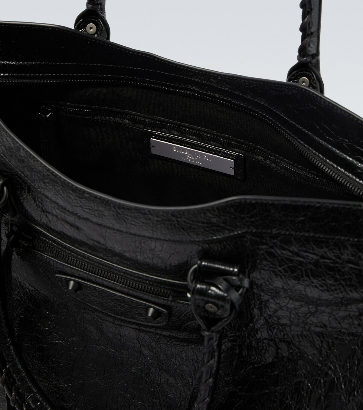 Balenciaga Le City leather tote bag