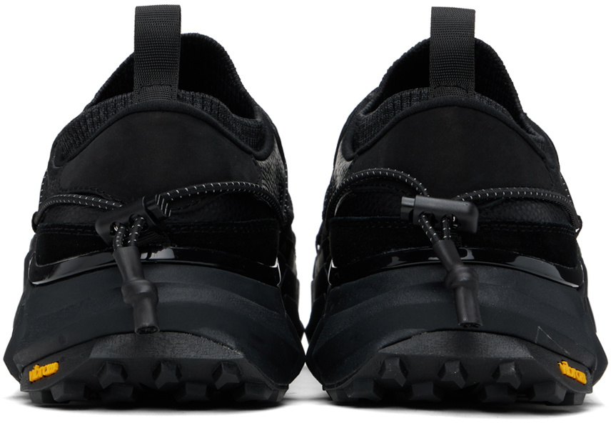 The Viridi-anne Black Lace-Up Sneakers