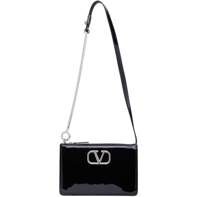 VALENTINO GARAVANI: bag with VLogo - Black  Valentino Garavani shoulder bag  YB0B50VJM online at