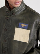 RRL - Leather Jacket - Green