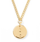 A.P.C. - Casey Logo-Engraved Gold-Tone Necklace - Gold