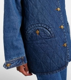 Blazé Milano Suffolk quilted denim vest