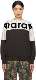 Isabel Marant Gray & Black Howley Sweatshirt
