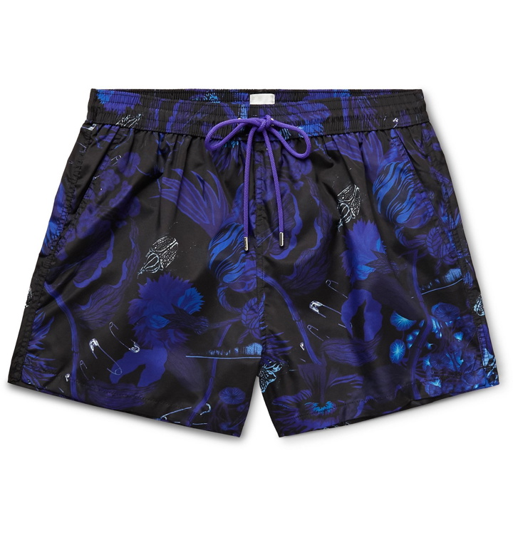 Photo: Paul Smith - Short-Length Printed Swim Shorts - Blue