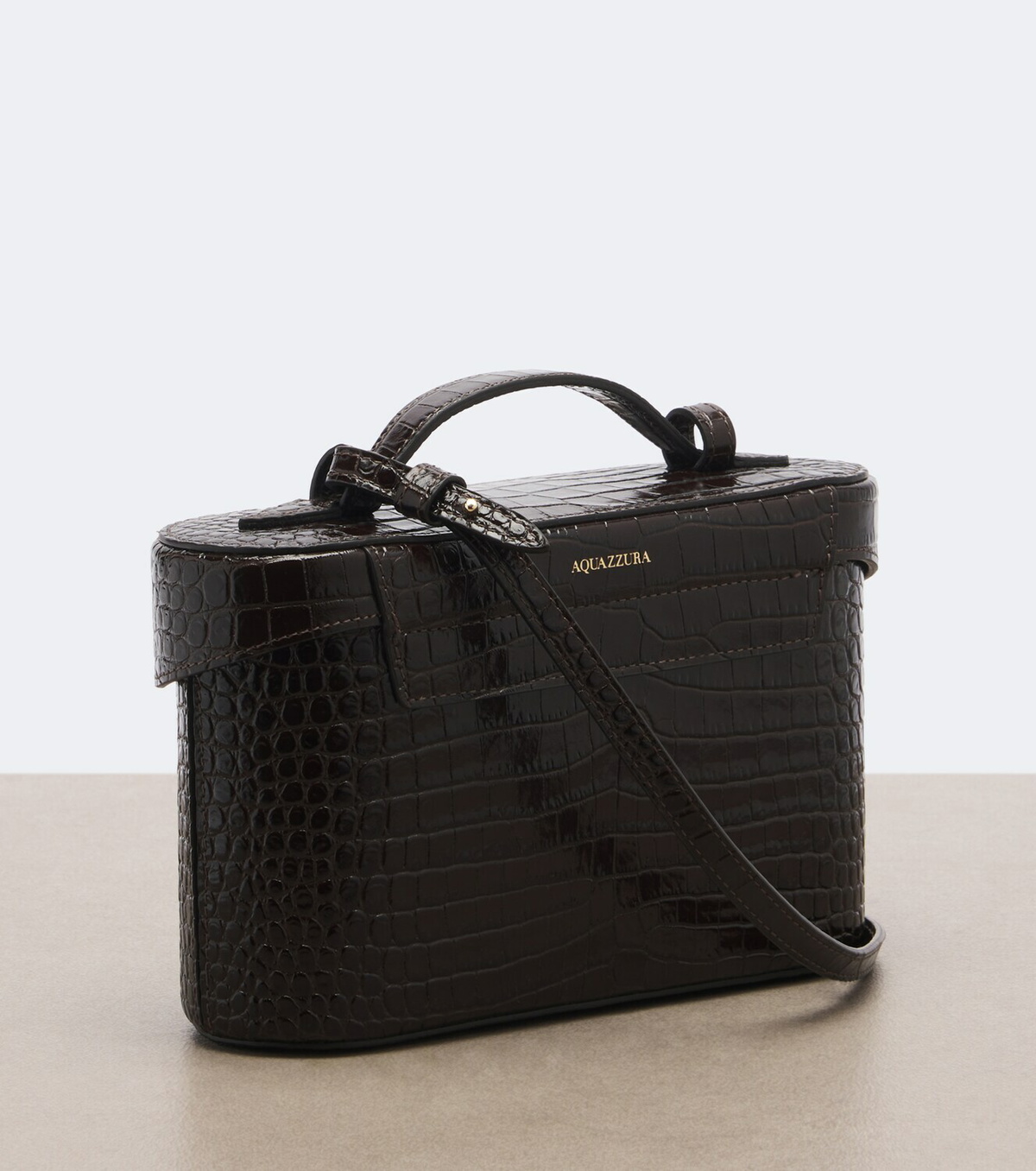 Aquazzura Belgravia Small leather vanity bag