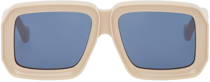 Photo: Loewe Beige Paula's Ibiza Big Square Sunglasses