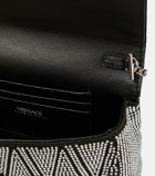 Versace Virtus Mini embellished wallet on chain