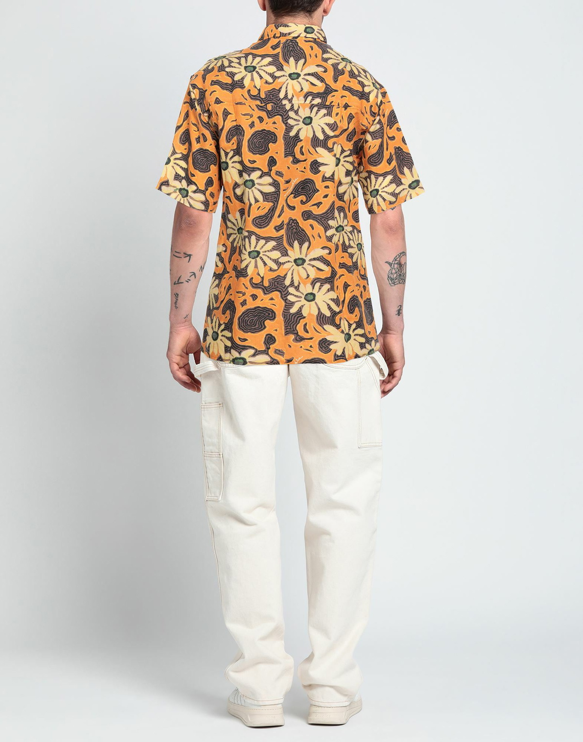Nanushka Mens Shirt in Orange