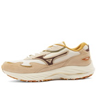 Mizuno Men's Wave Rider Β Sneakers in Pristine/Chicory Coffee