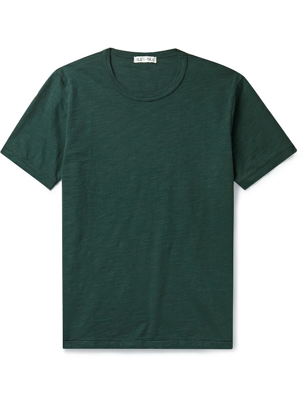 Photo: Alex Mill - Standard Slim-Fit Slub Cotton-Jersey T-Shirt - Green