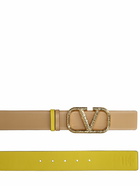 VALENTINO GARAVANI 40mm V Logo Reversible Leather Belt