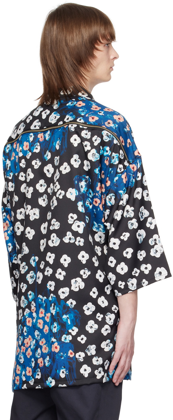 KIDILL Black Half-Zip Shirt