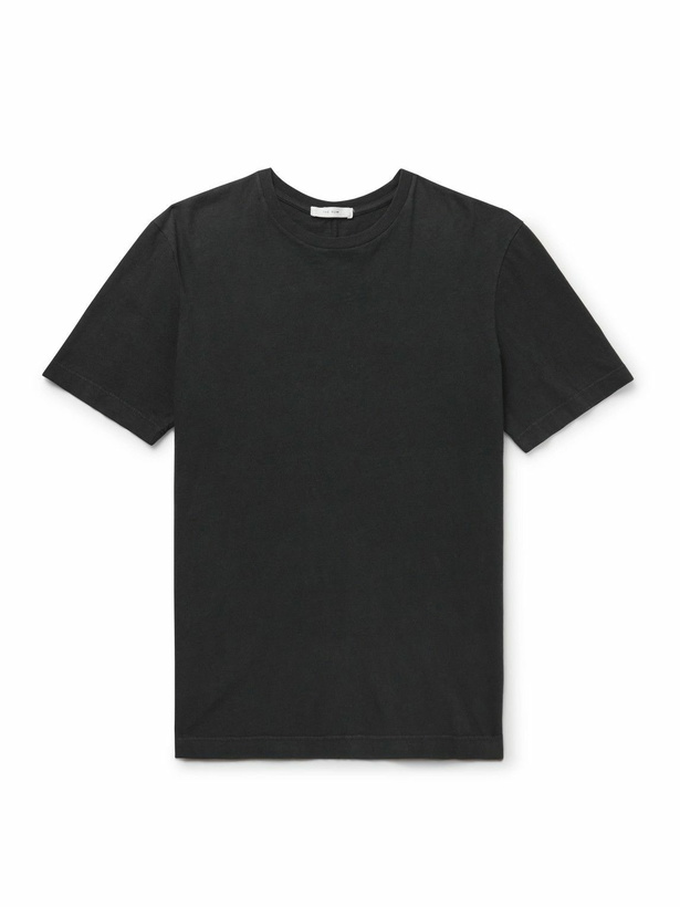 Photo: The Row - Luke Cotton-Jersey T-Shirt - Black