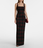 Emilia Wickstead Micheline checked maxi dress