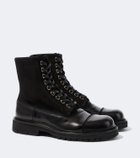 Dolce&Gabbana Suede and leather lace-up boots