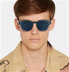Oliver Peoples - Boudreau LA D-Frame Acetate Sunglasses - Blue