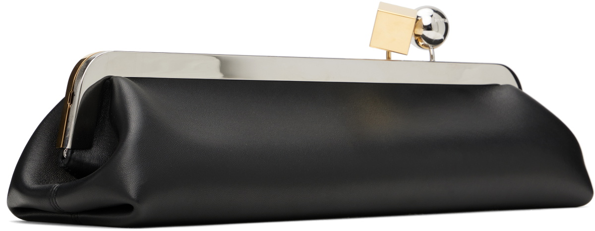 JACQUEMUS Black La Croisière 'The Salon clutch' Bag
