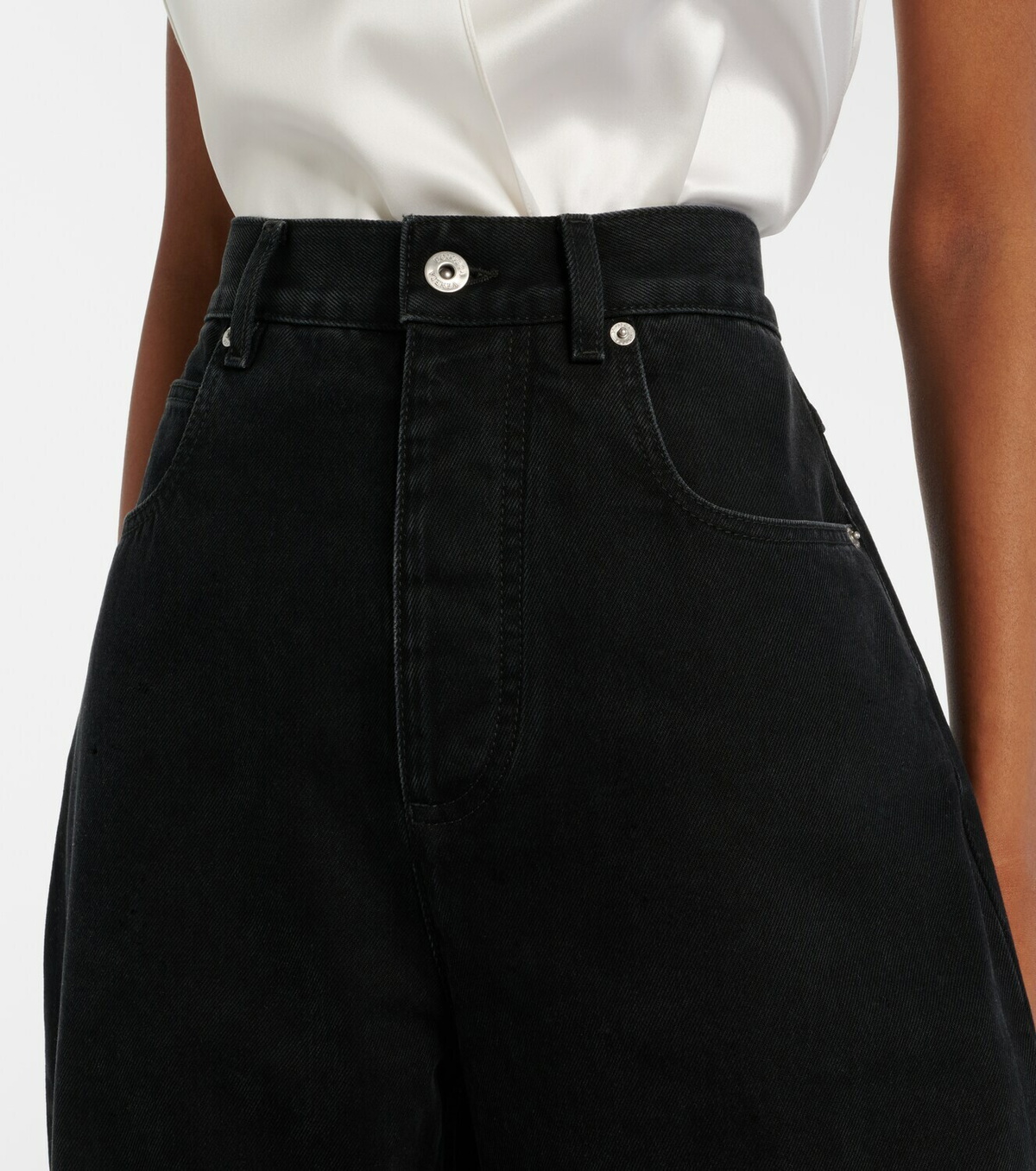 Bottega Veneta High-rise wide-leg jeans