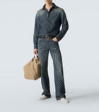 Gucci GG denim jacquard shirt