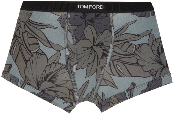 Photo: TOM FORD Blue Hibiscus Boxer Briefs