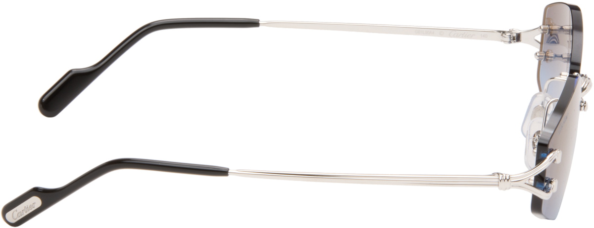 Cartier Silver Classic C Motif Sunglasses