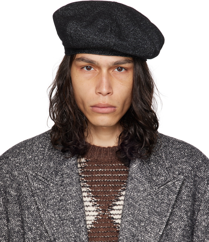 Photo: AFTER PRAY Gray Paneled Beret