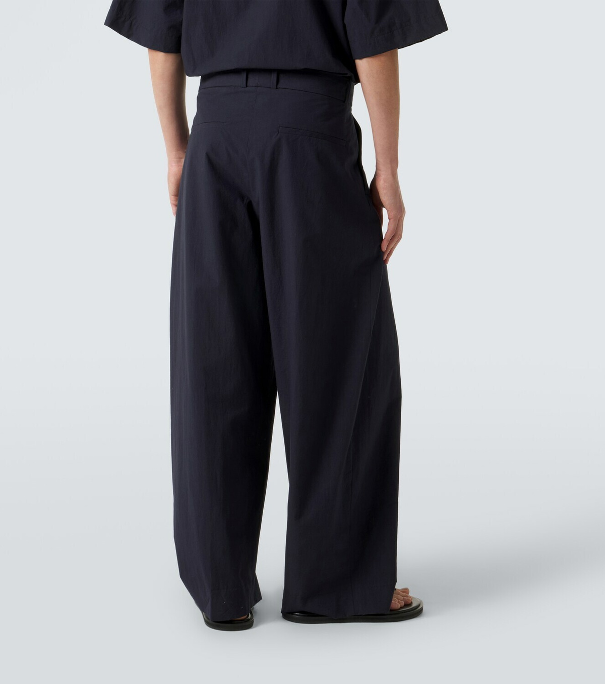 Studio Nicholson Line cotton wide-leg pants