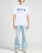 Msgm Mens T-shirt in White