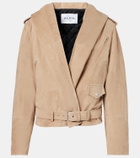 Alaïa Suede biker jacket