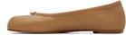 Maison Margiela Tan Tabi Ballerina Flats