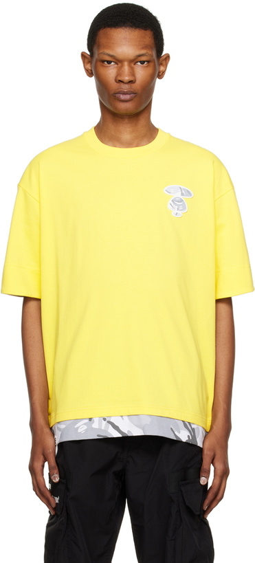 Photo: AAPE by A Bathing Ape Yellow Layered T-Shirt