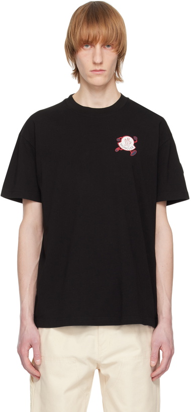 Photo: Moncler Black Printed T-Shirt