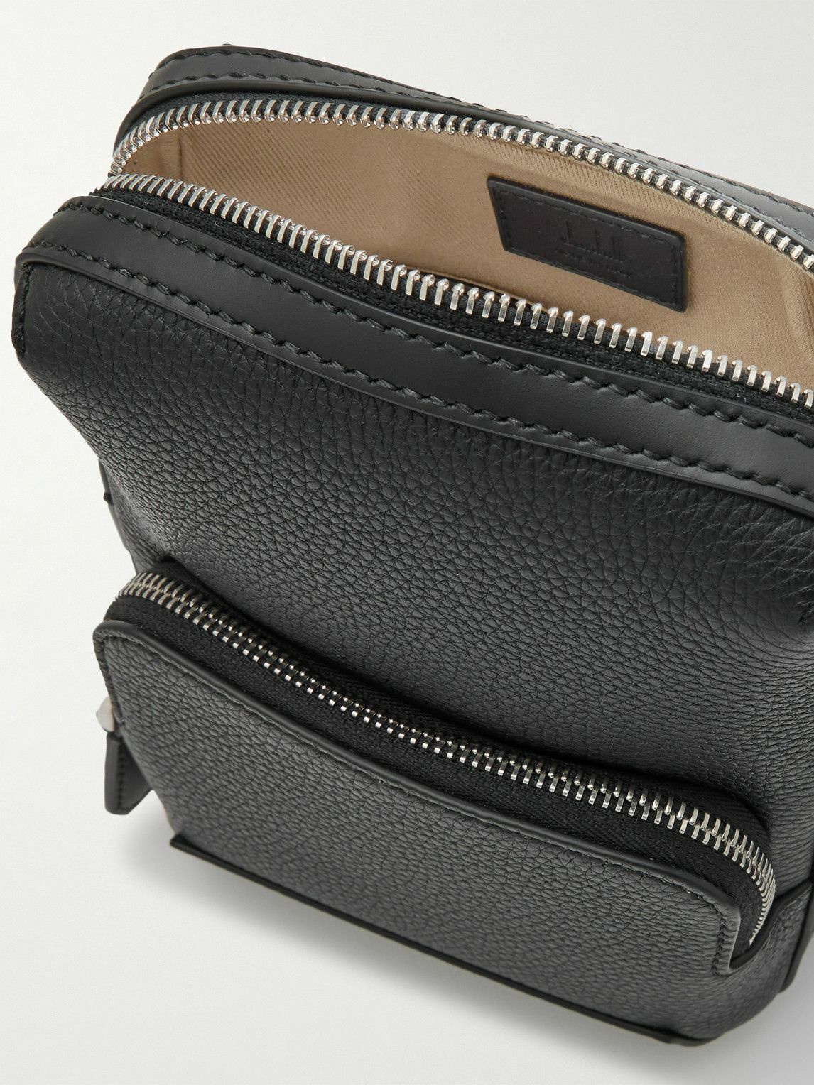 Dunhill - 1893 Harness North South Full-Grain Leather Messenger Bag