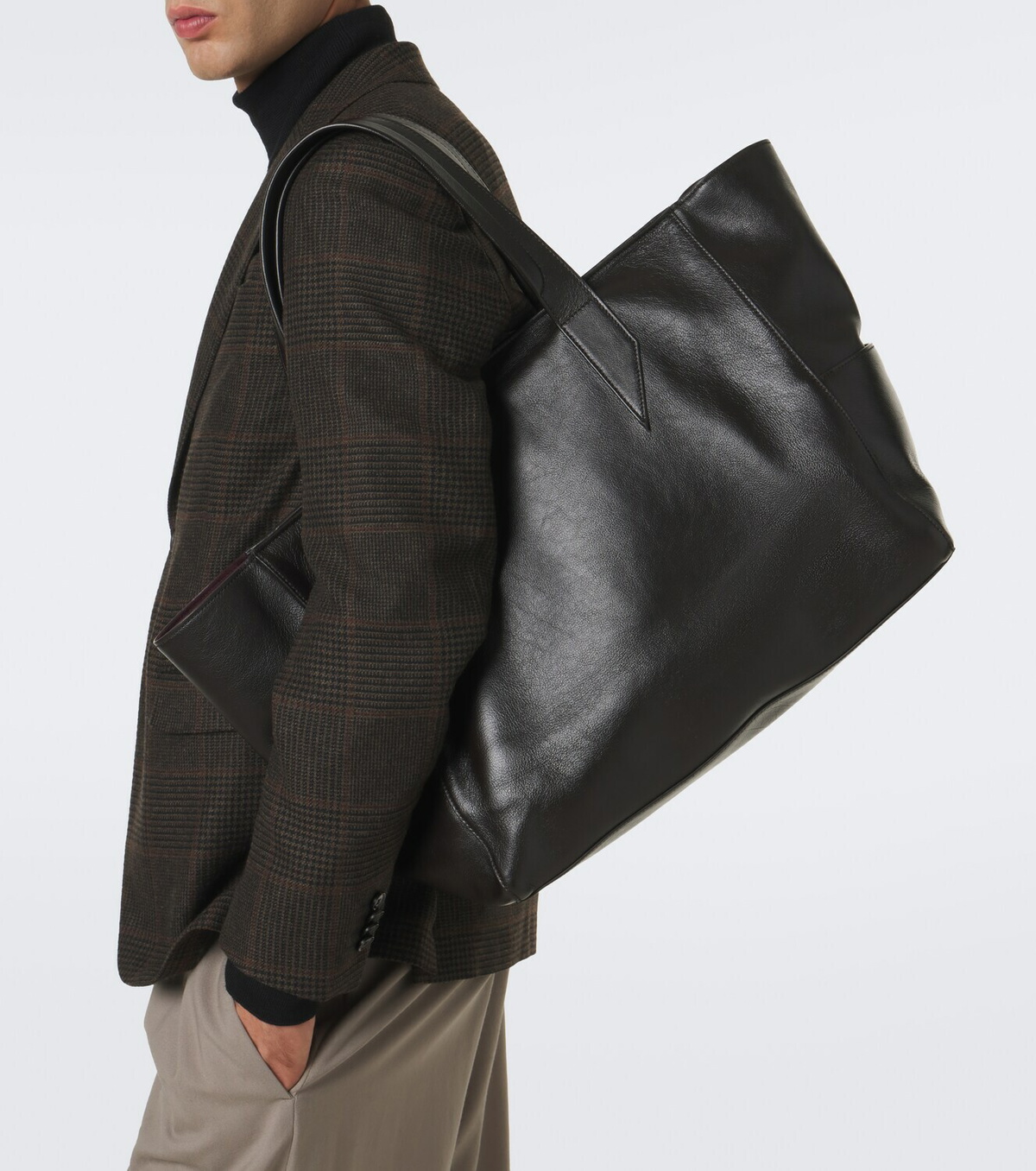 Métier Passerby East-West leather tote bag