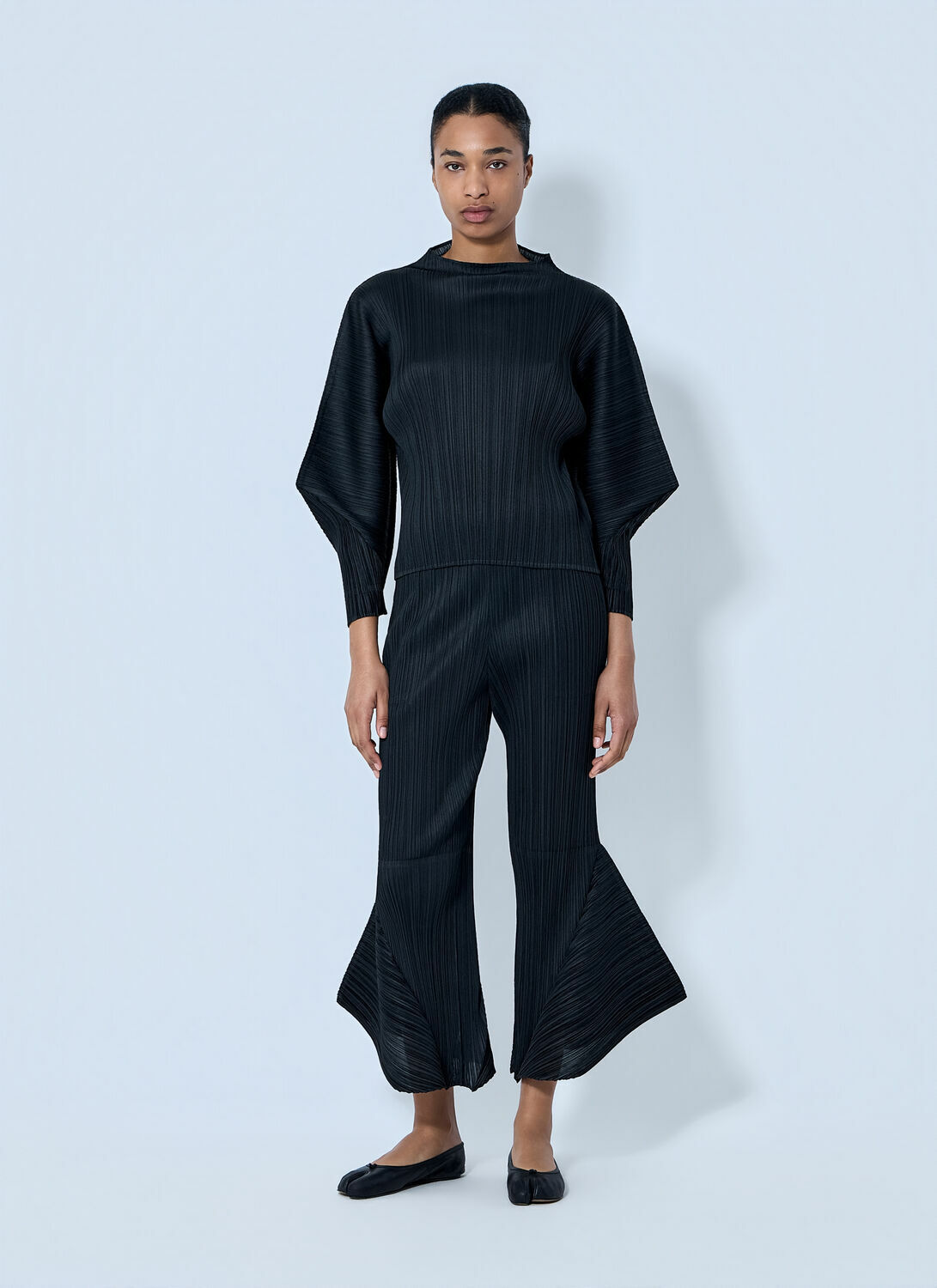 Pleats Please Issey Miyake Pleated Knit Top