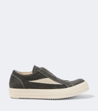 Rick Owens DRKSHDW suede-trimmed slip-on shoes
