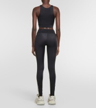 Palm Angels Logo jersey sports bra