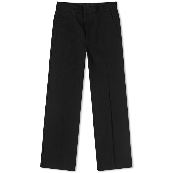 Photo: Acne Studios Men's Ayonne Twill Pink Label Chinos in Black