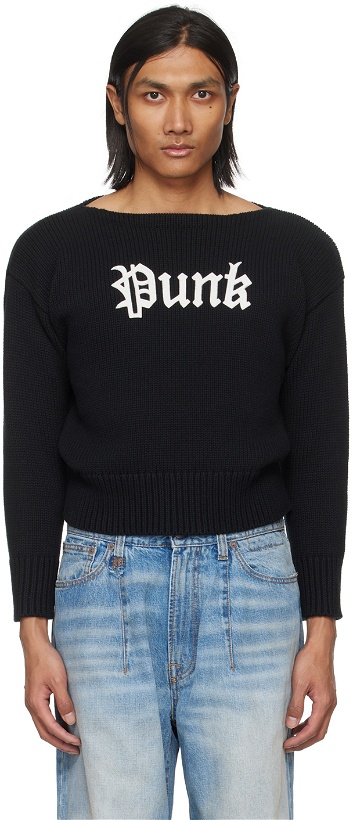 Photo: R13 Black Gothic 'Punk' Sweater