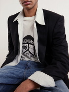 BODE - Camp Crest Printed Cotton-Jersey T-Shirt - Neutrals