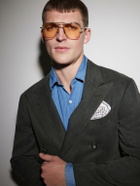 DITA - Flight-Seven Aviator-Style Gold-Tone Titanium Sunglasses