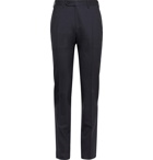 CANALI - Slim-Fit Stretch-Wool Trousers - Blue