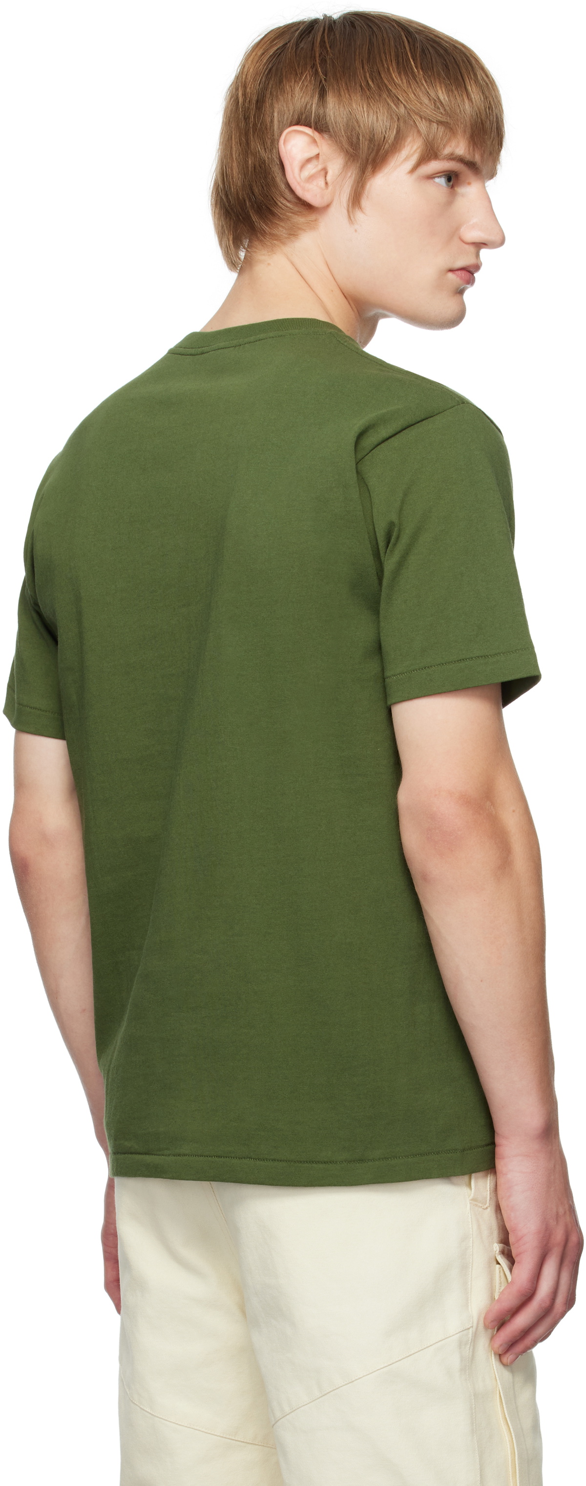 BAPE Khaki Bitmap College T-shirt
