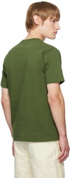BAPE Khaki Bitmap College T-shirt