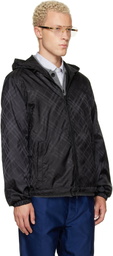 Burberry Black Check Reversible Jacket