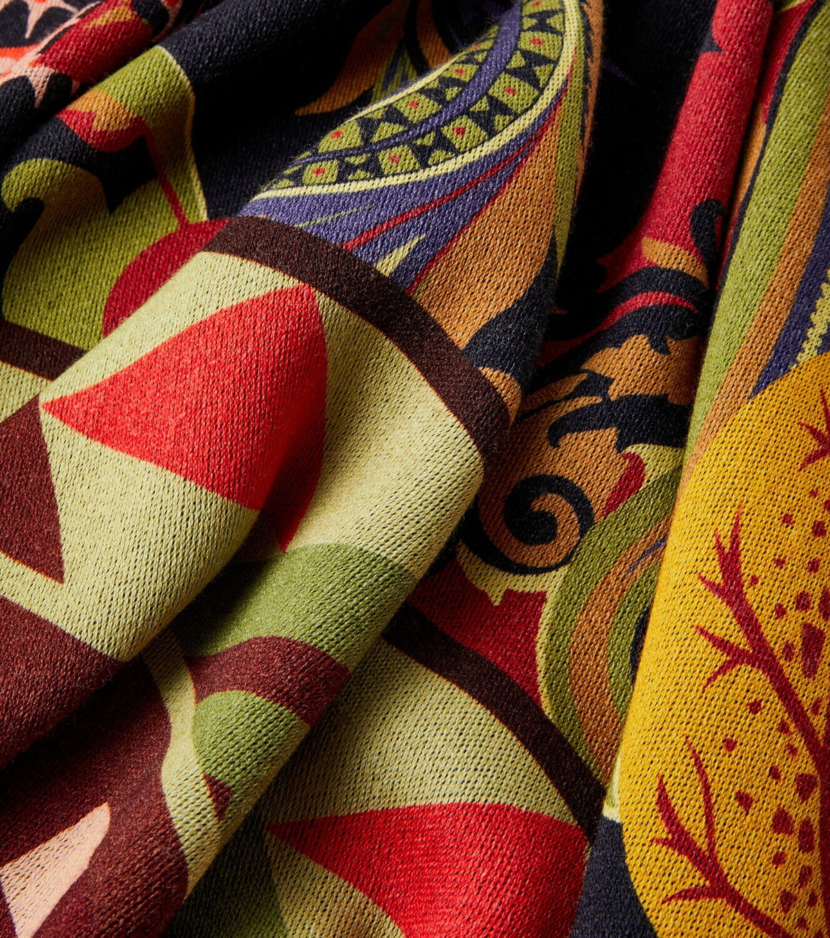 Etro Wool jacquard throw