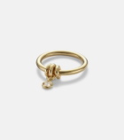 Spinelli Kilcollin Pia 925 sterling silver and 18kt gold ring with diamond